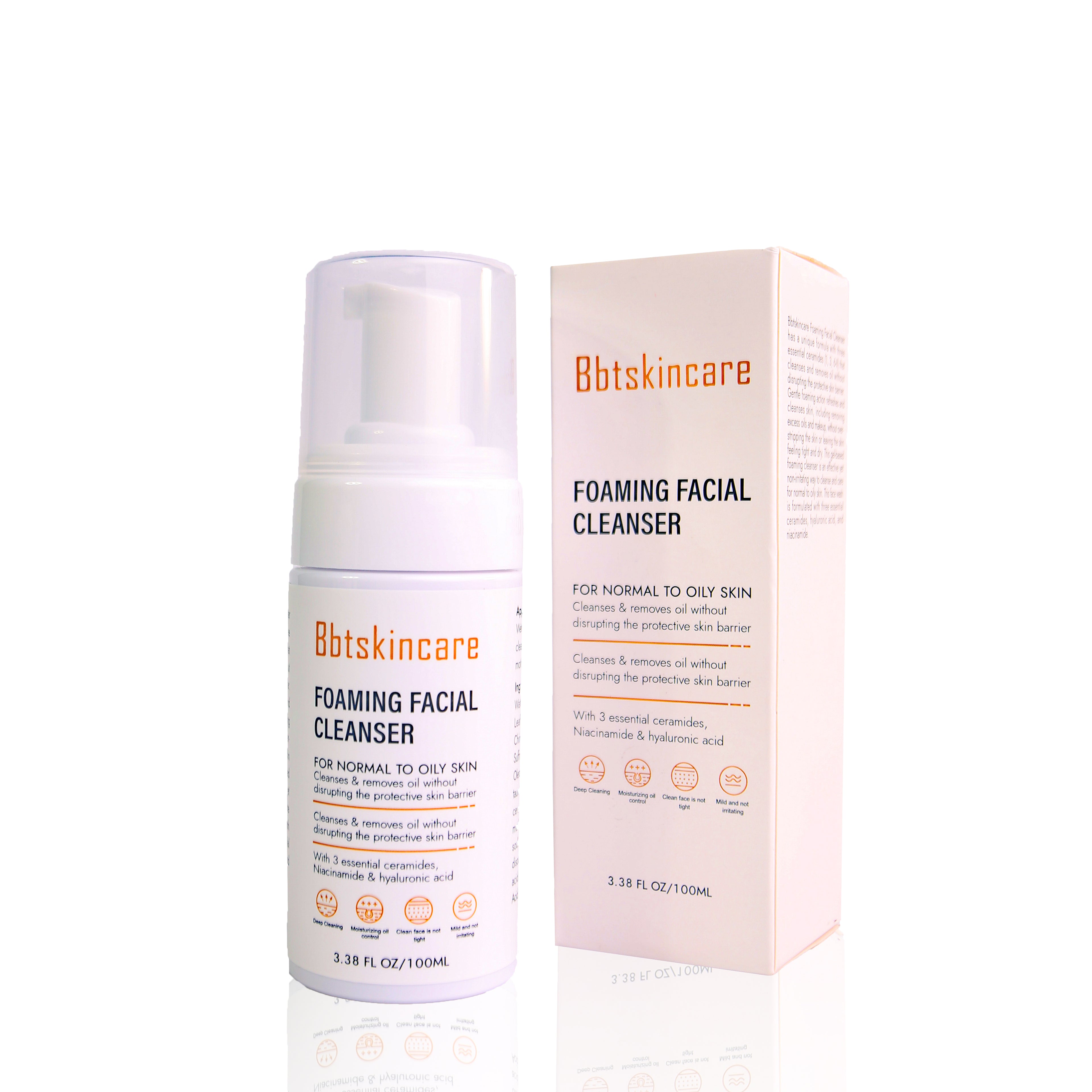 FOAMING FACIAL CLEANSER (Sensitive and combination skin) – GH.BBT
