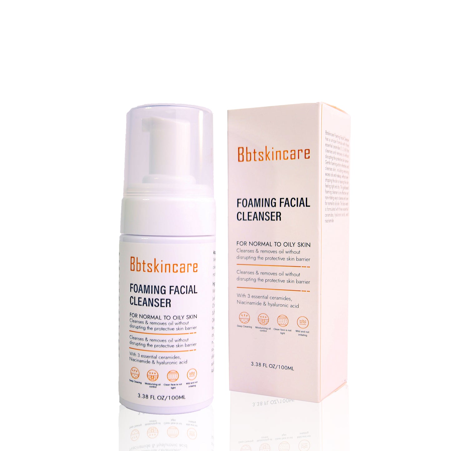FOAMING FACIAL CLEANSER (Sensitive and combination skin)