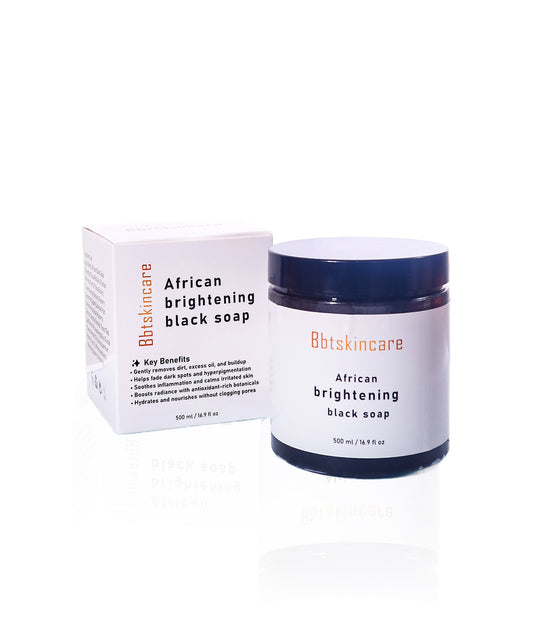 GLOW + BRIGHTENING BLACK SOAP 300g